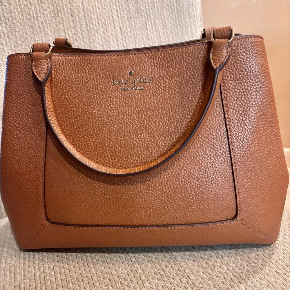 Kate Spade Lena Satchel Leather Shoulder Bag - Picture 1 of 6